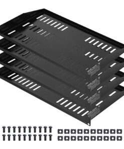 VEVOR 1U Server Rack Shelf 4-Pack