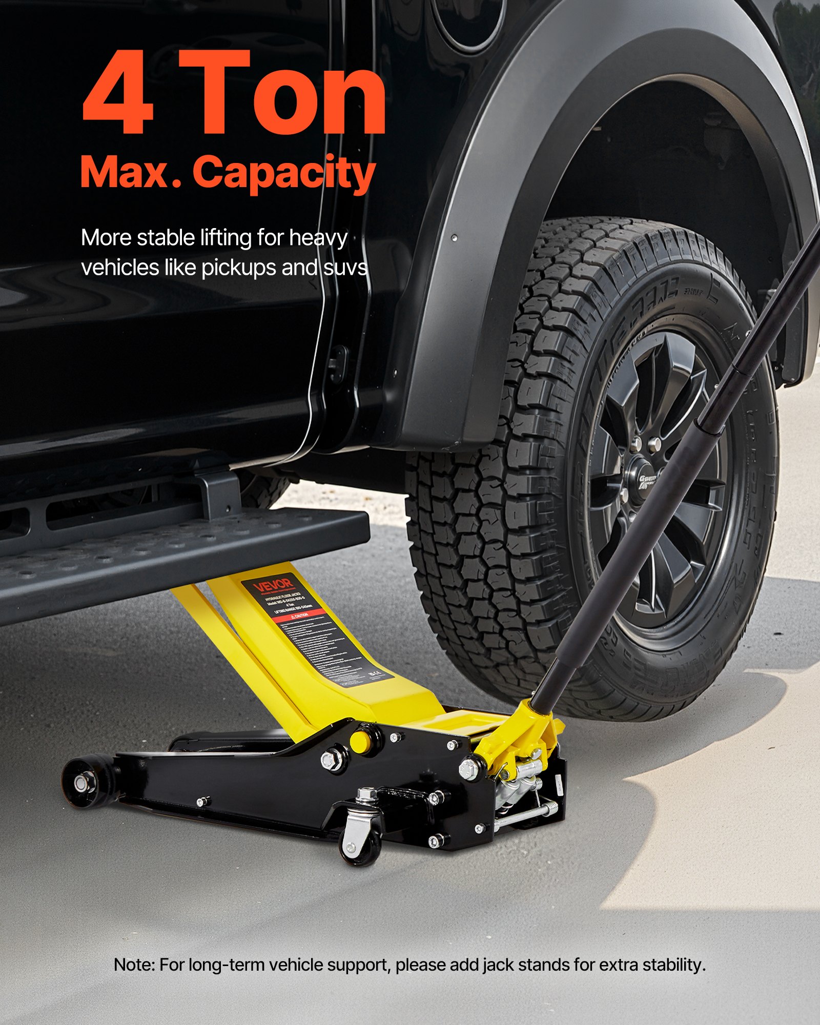 MHA4GVVMfloorjackf3 VEVORshoplv YellowBlack