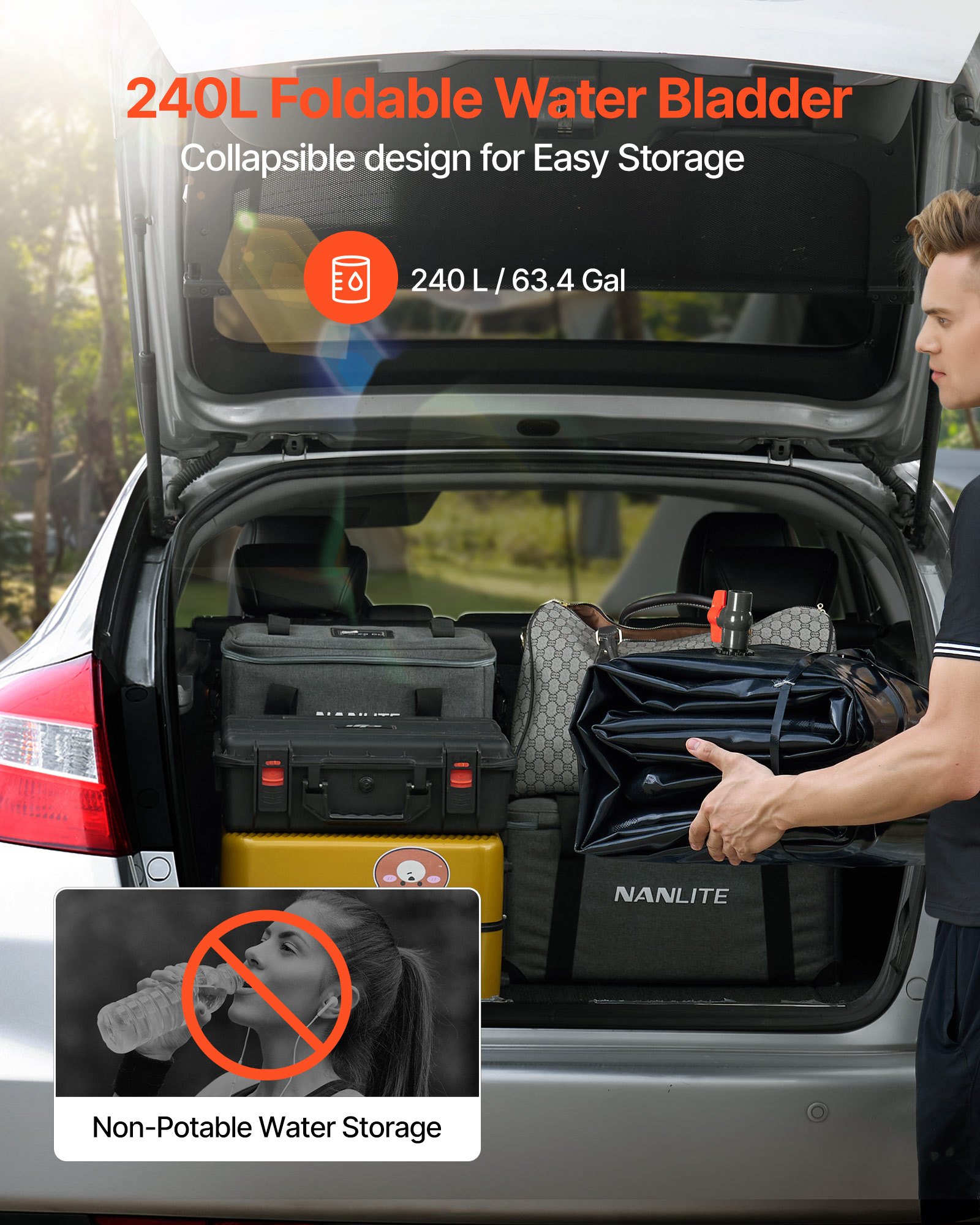 MHA4H1BHwatertankbladderf1 VEVORshoplv PVC Portable Tank for Garden