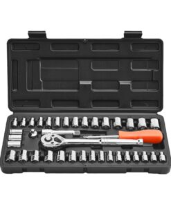 VEVOR 39-Piece CR-V Socket & Ratchet Set