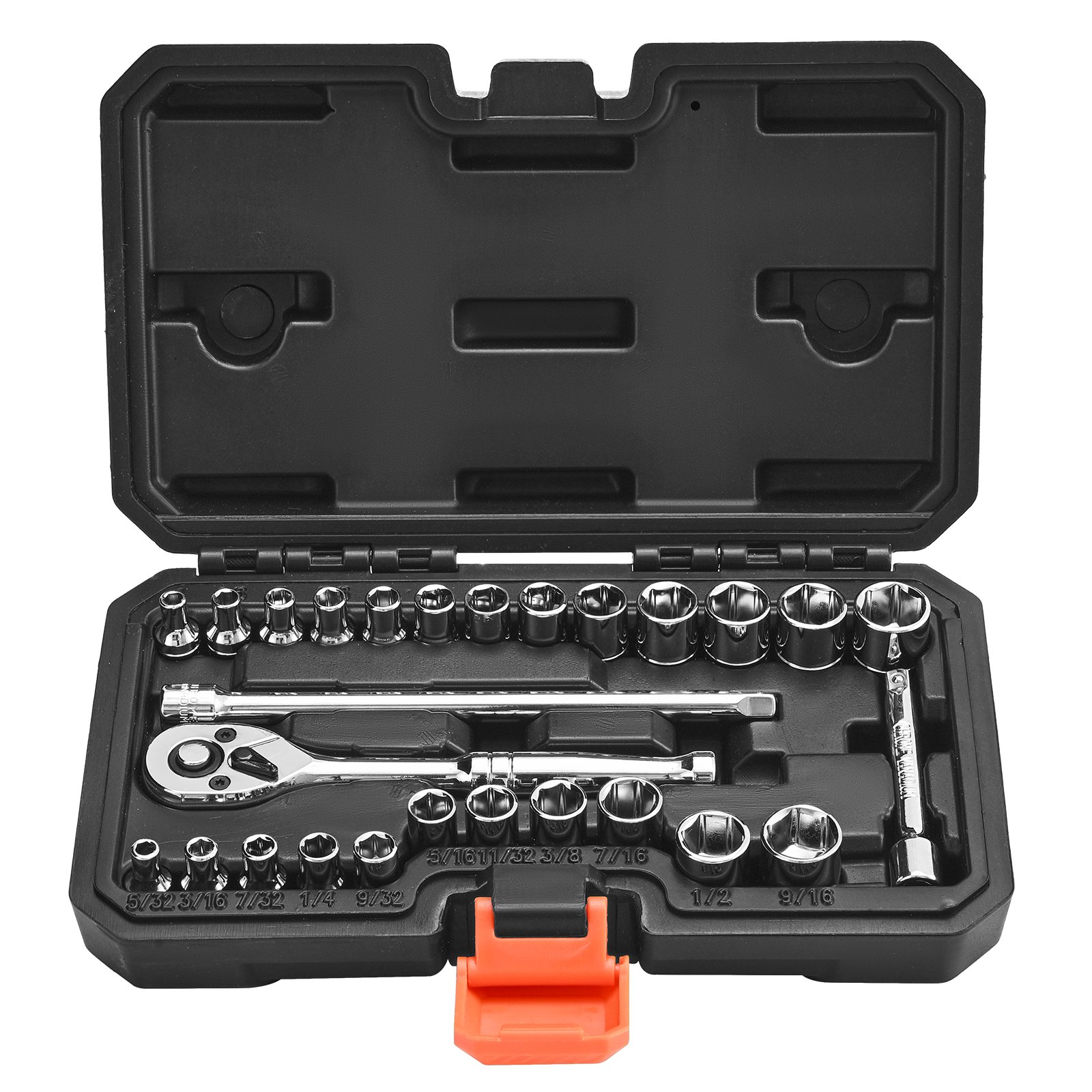 MHBVL8EQsocketsetm10012 VEVORshoplv VEVOR 27 Piece Socket Set