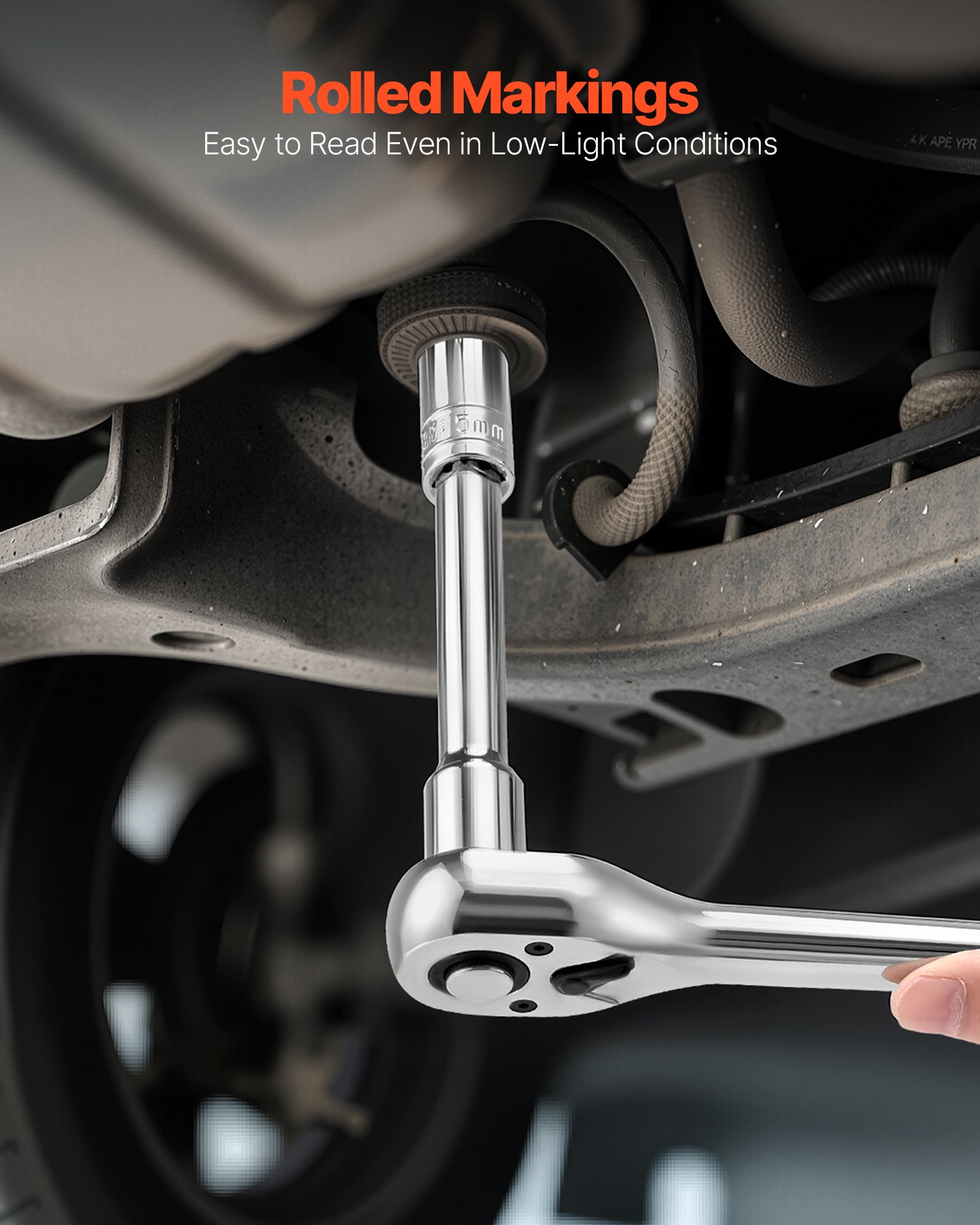 MHBVMED2socketsetf3 VEVORshoplv Chrome Plated