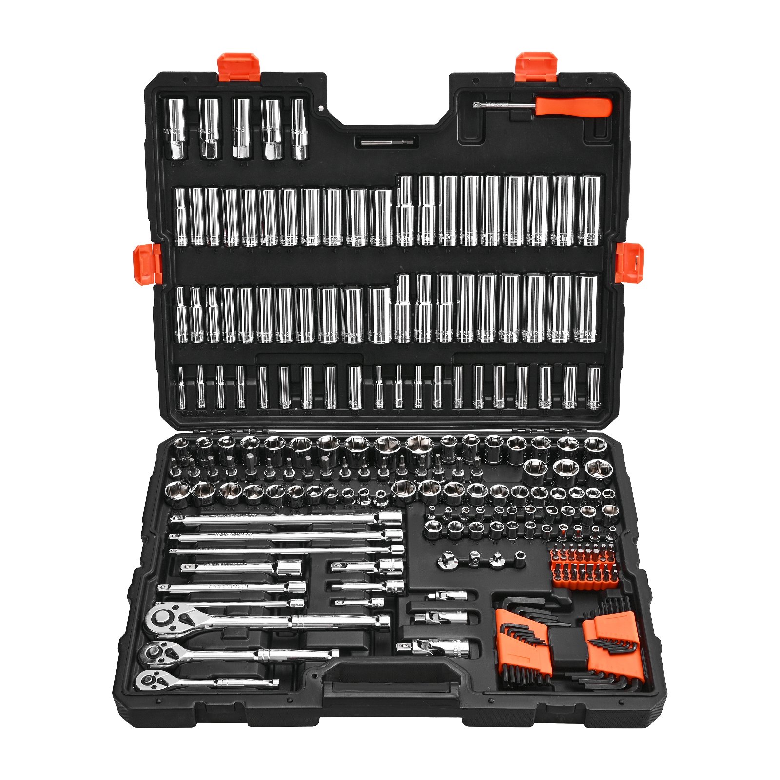 MHBVMVHPsocketsetm10012 VEVORshoplv VEVOR 225 Piece Socket Set