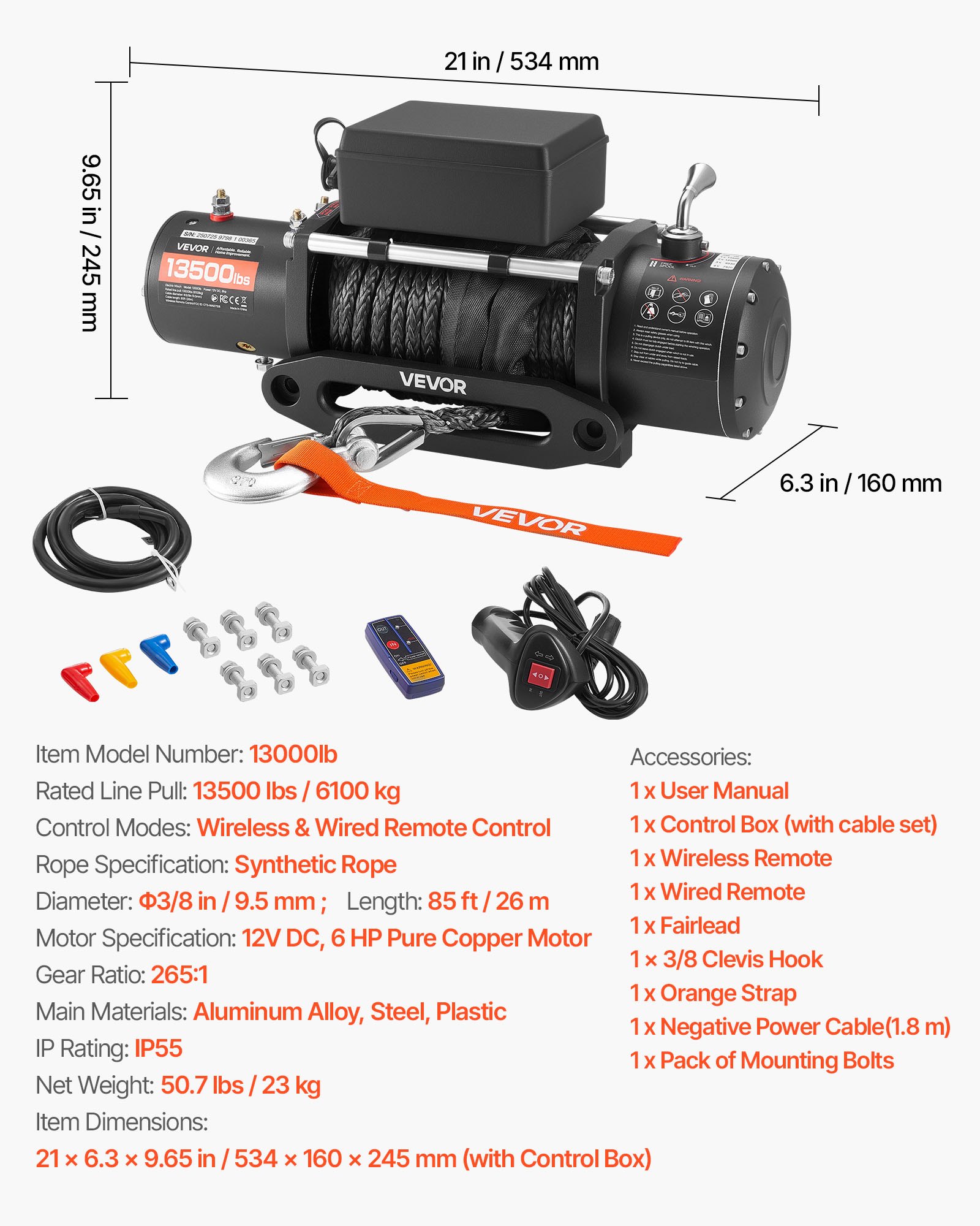 MHBVNAB5electricwinchf6 VEVORshoplv Jeep