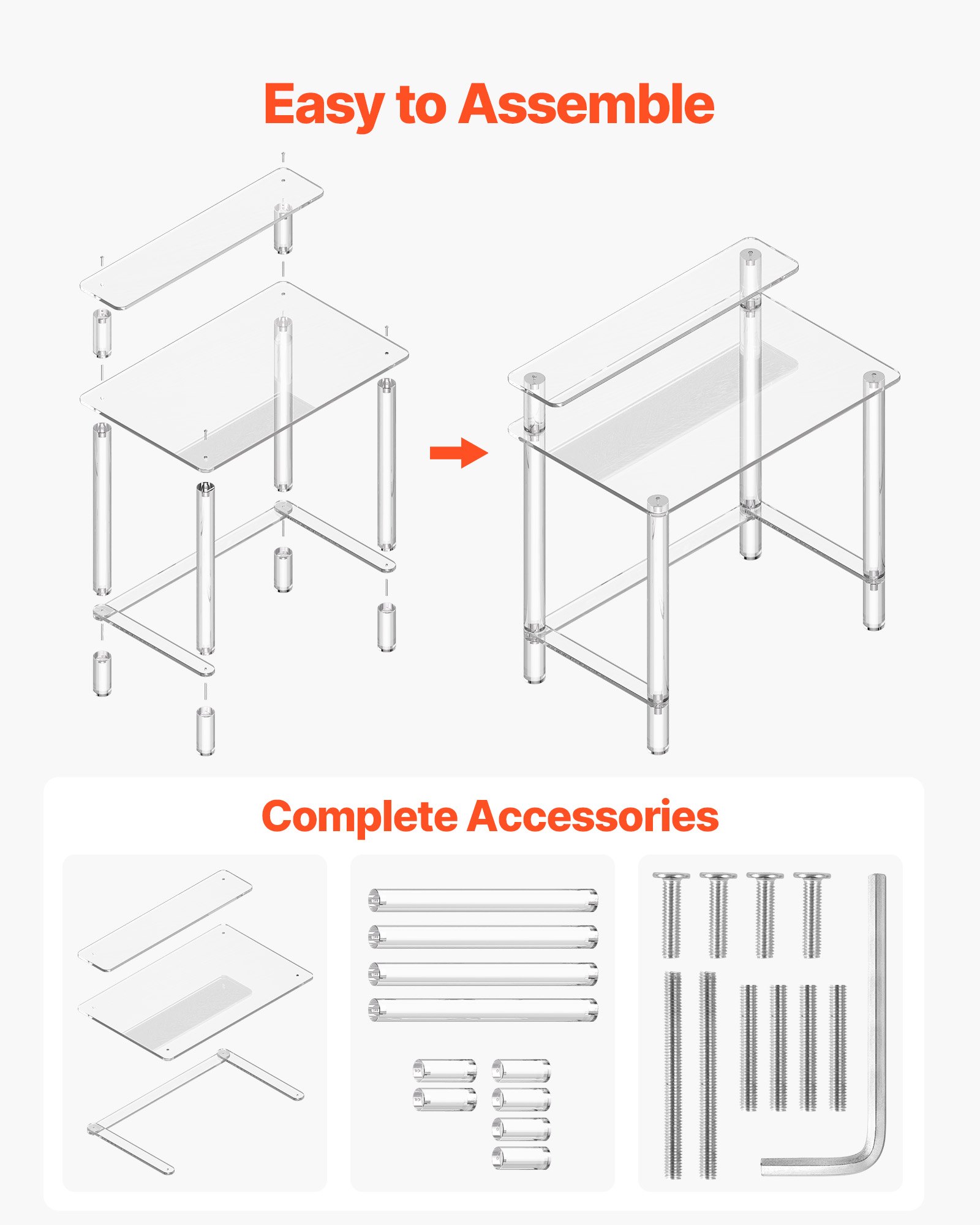 MHBVNGT6acrylictablef6 VEVORshoplv