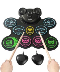 VEVOR Portable Electric Drum Set for Kids 3+