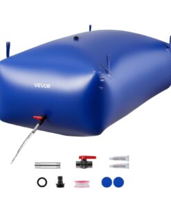 VEVOR 1000L PVC Water Storage Bladder – Portable Leakproof Water Tank for Outdoor