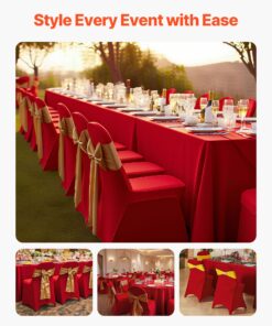 Polyester Spandex Slipcovers for Wedding
