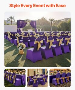 Polyester Spandex Slipcovers for Banquet