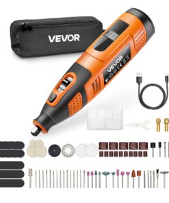 VEVOR 119-Piece 12V Cordless Rotary Tool Kit with 28-Speed 5000–32000 RPM