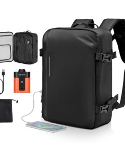 VEVOR 35L Vacuum Compression Travel Backpack with Air Pump