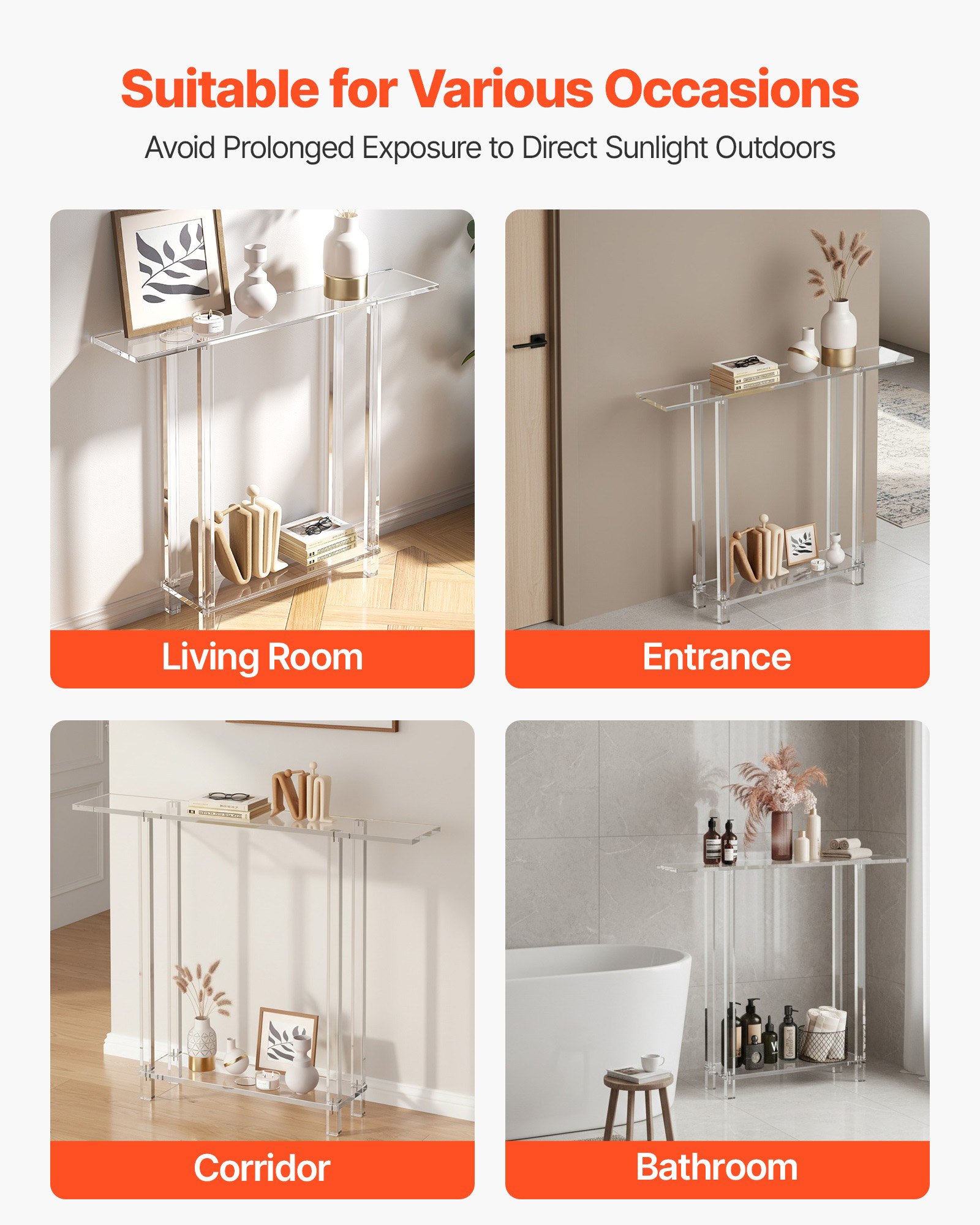 MHDZTTYYacrylictablef5 VEVORshoplv