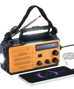 VEVOR Emergency Weather Radio 8000mAh