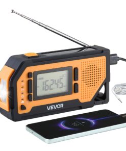 VEVOR Emergency Weather Radio 2000mAh