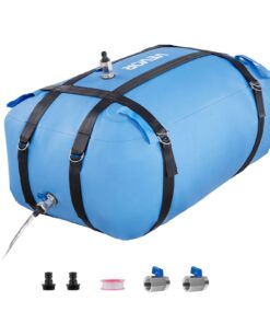 VEVOR 132L TPU Collapsible Water Storage Bladder – Leakproof Portable Tank for Camping