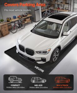 Heavy-Duty Waterproof PVC Mat with Broom