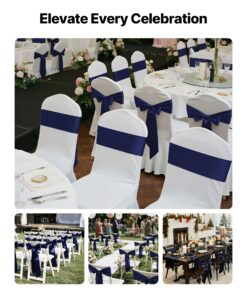 275x17cm Navy Blue Bows for Wedding