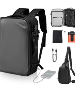 VEVOR 65L Expandable Vacuum Travel Backpack with Pump