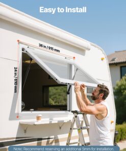 Lock & PMMA Glass for Food Truck or Trailer