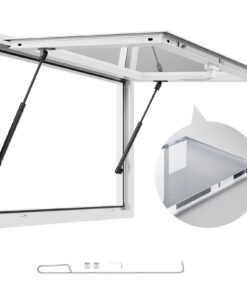VEVOR 92x61 cm Aluminum Concession Window with Awning