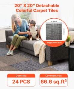 24 Pcs Soft Modular Floor Squares