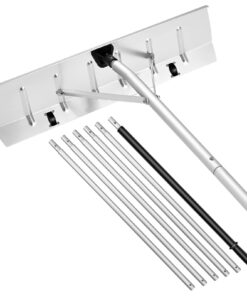 VEVOR Snow Roof Rake with 66 cm Aluminum Blade