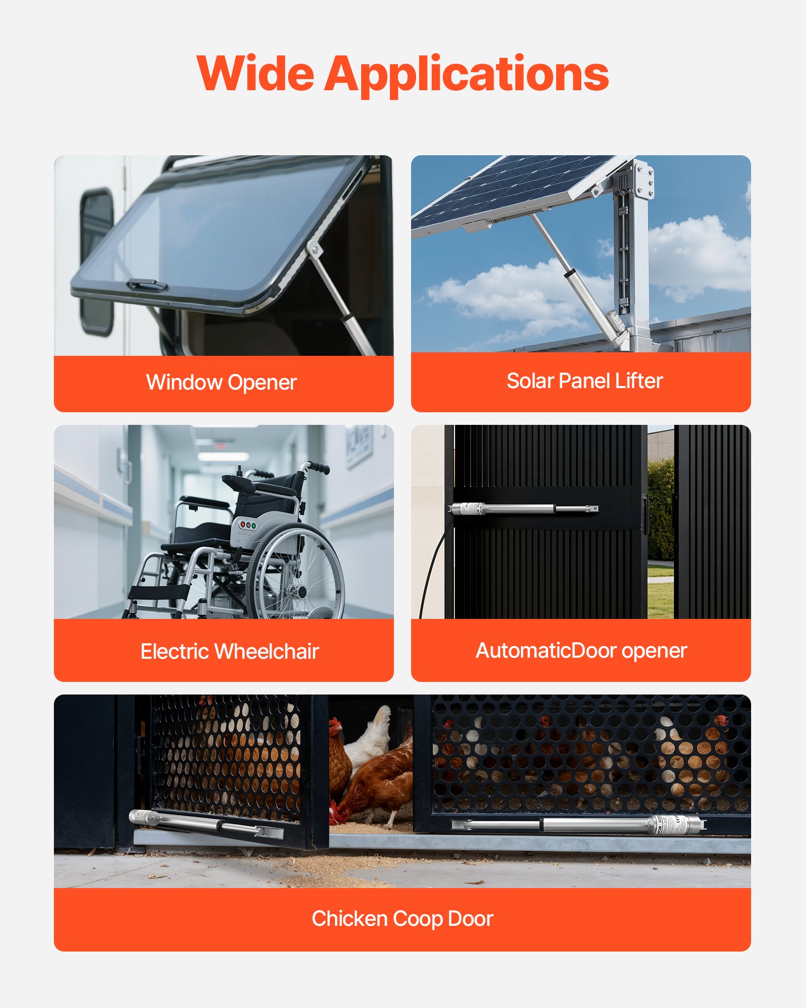 MHGUMMD8linearactuatorf5 VEVORshoplv Тихий