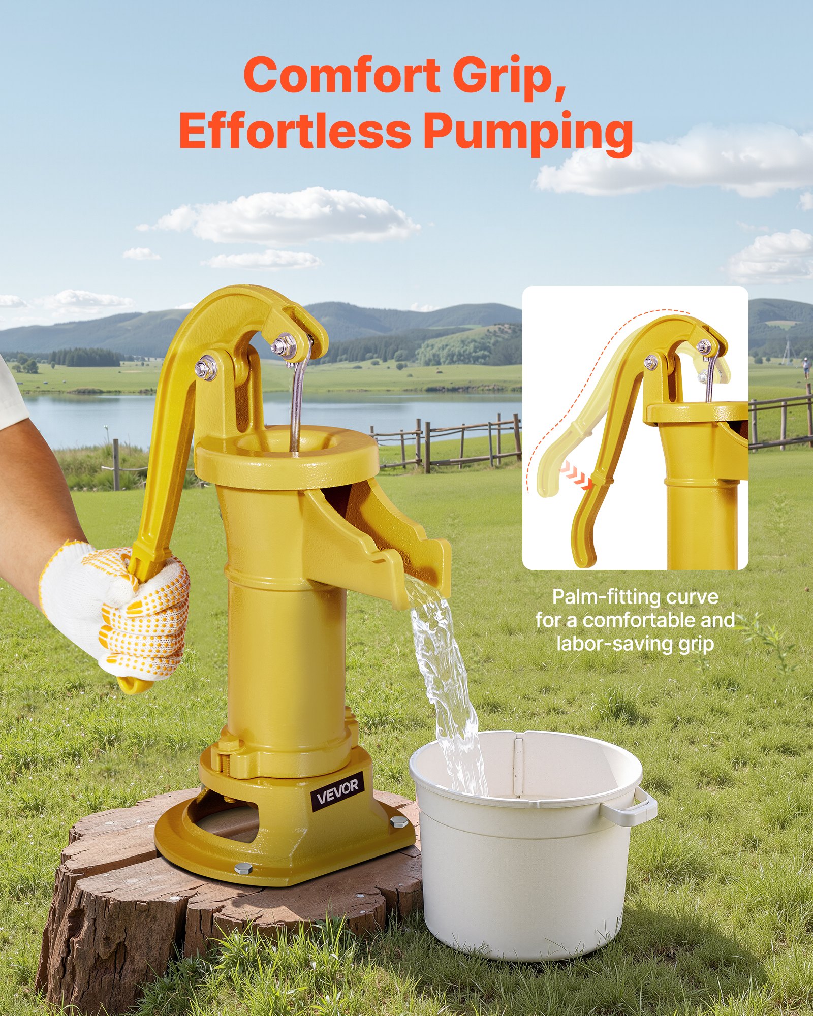 MHGUMZTHhandpitcherpumpf3 VEVORshoplv Manual Pitcher Pump with NPT 1 14 in