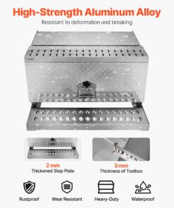 Anti-Slip Cab Entry Storage with Lock for Flatbed & Crane Trucks