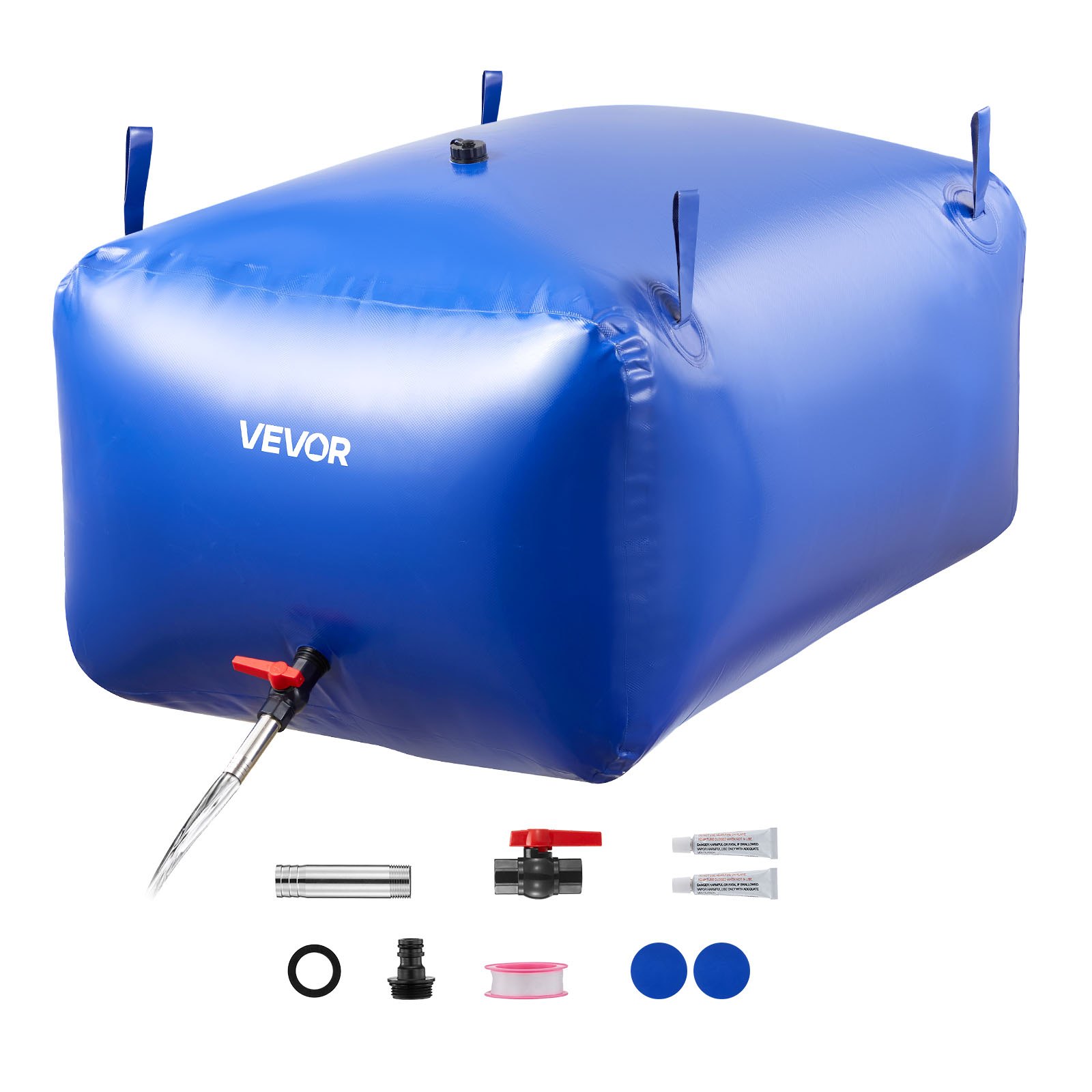 MHIA4HN4waterstoragebladderm10012 VEVORshoplv VEVOR 400L Collapsible PVC Water Storage Bladder Leakproof