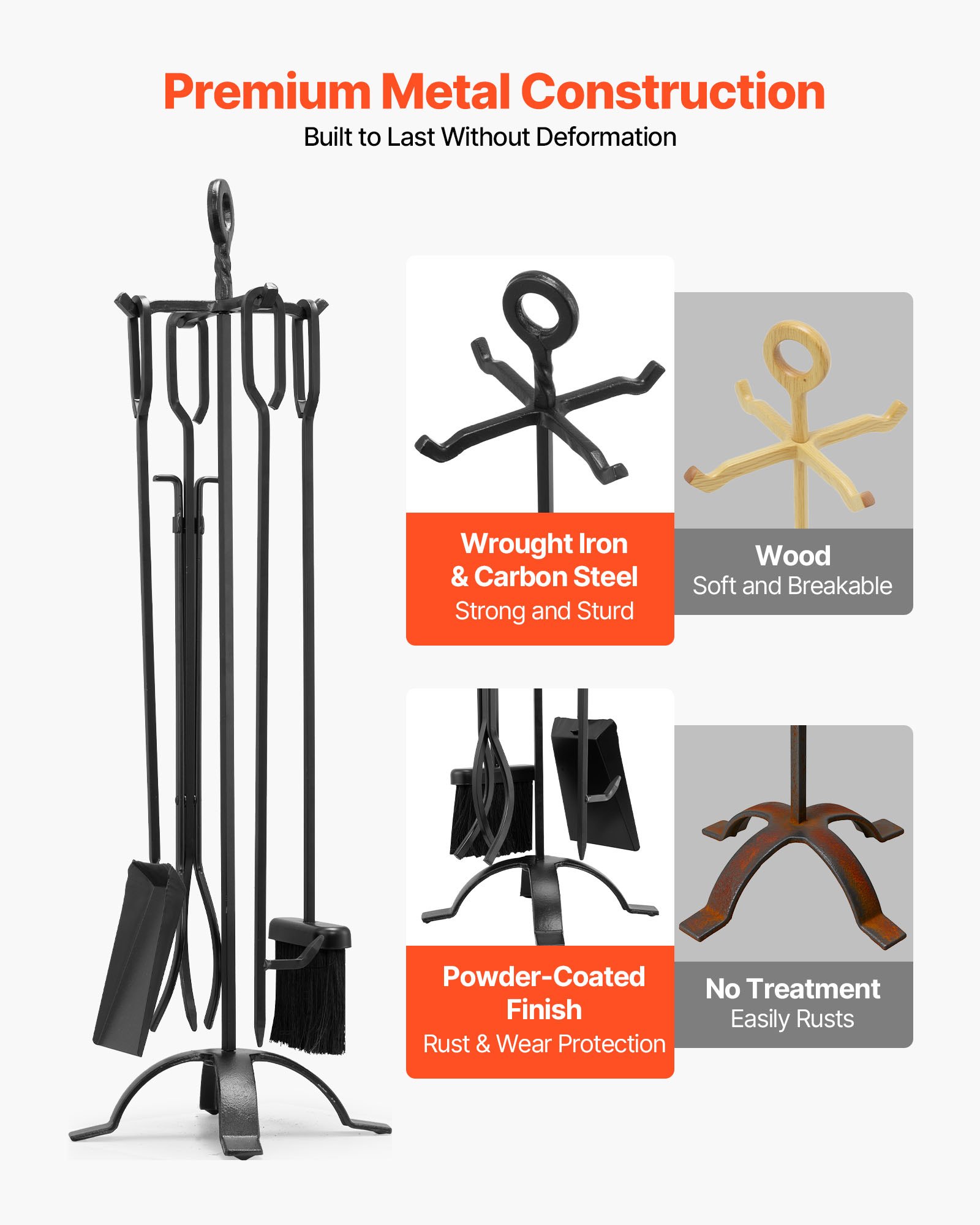 MHJPIZKHfireplacetoolsetf2 VEVORshoplv Shovel