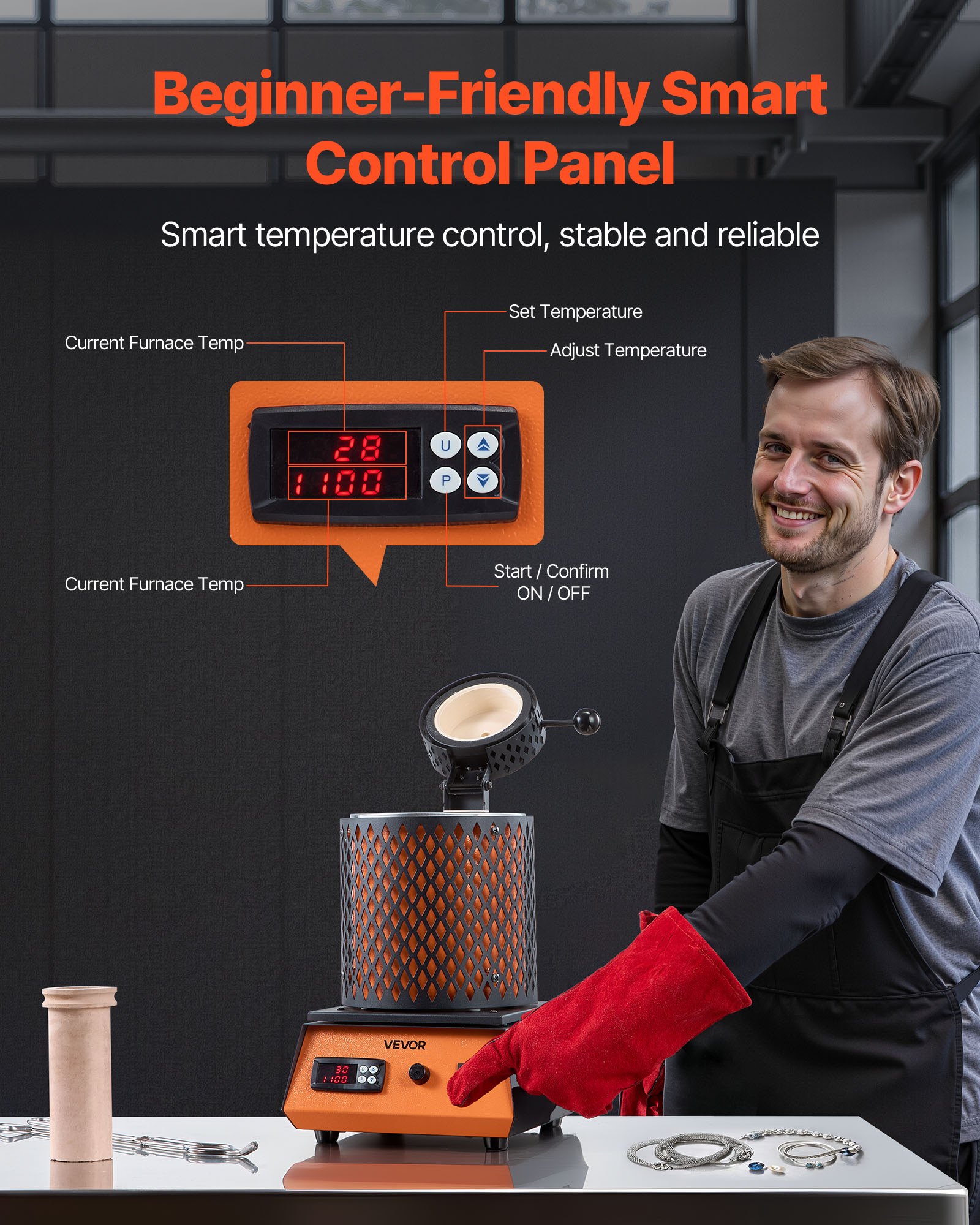 MHL54CZUelectricmeltingfurnacef4 VEVORshoplv