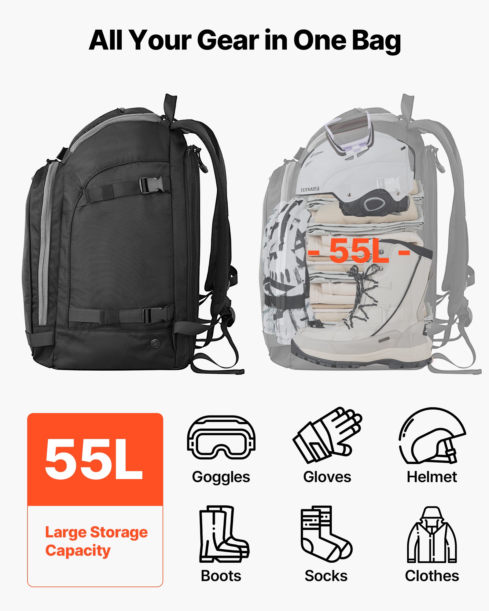 MHMKGPCDskibagf1 VEVORshoplv Fits Helmet