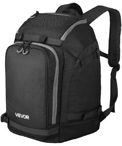 VEVOR 55L Ski & Snowboard Boot Bag Backpack with Waterproof 1680D Oxford