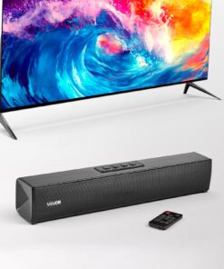 VEVOR 80W 2.0 Channel Bluetooth Soundbar 450mm for Smart TV & PC