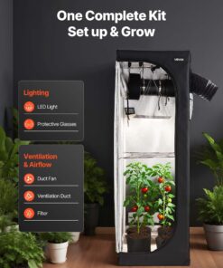 Ventilation System & 600D Reflective Mylar for Plants