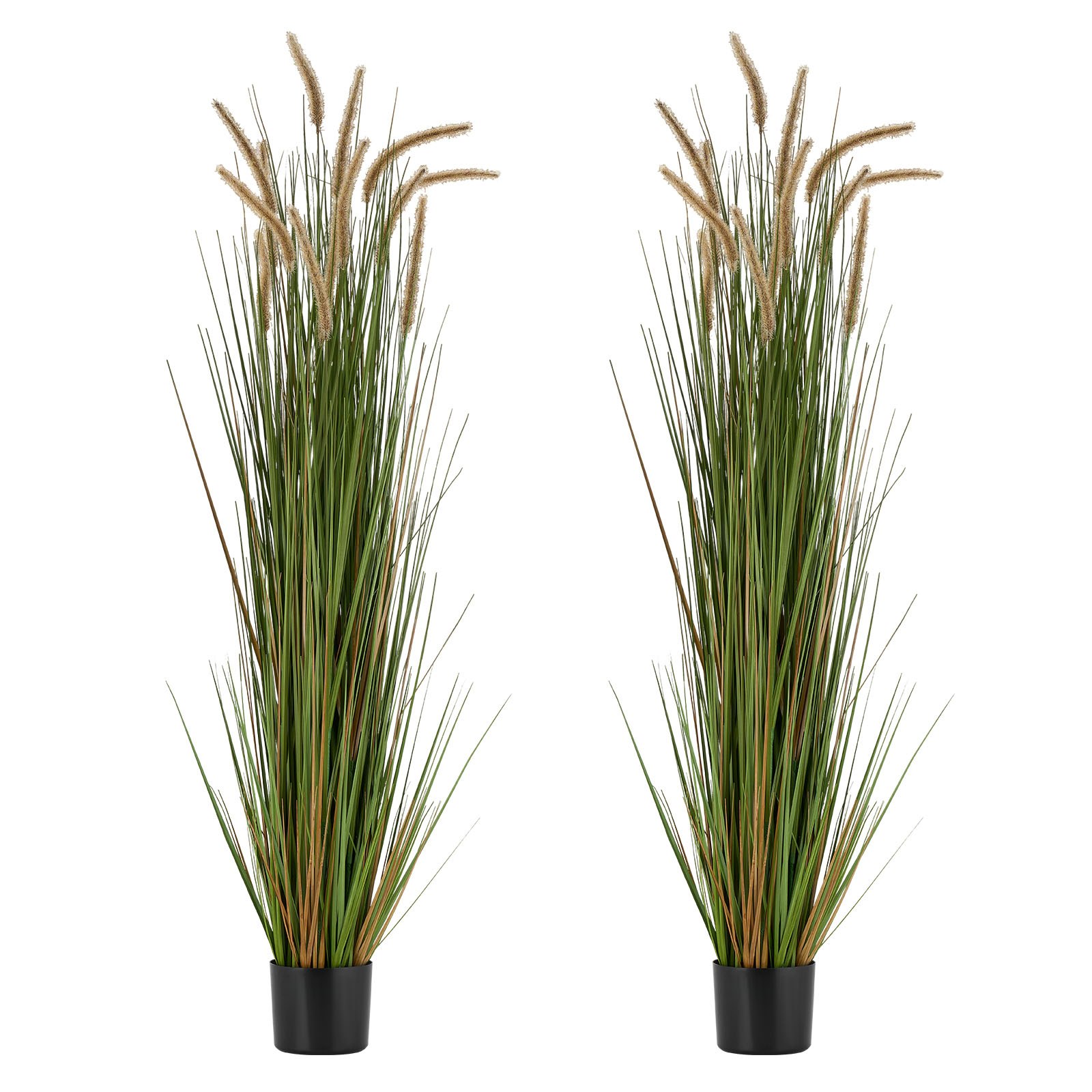 MHMKI6P9artificialgrassplantm10012 VEVORshoplv VEVOR 150cm Artificial Horsetail Grass Plant