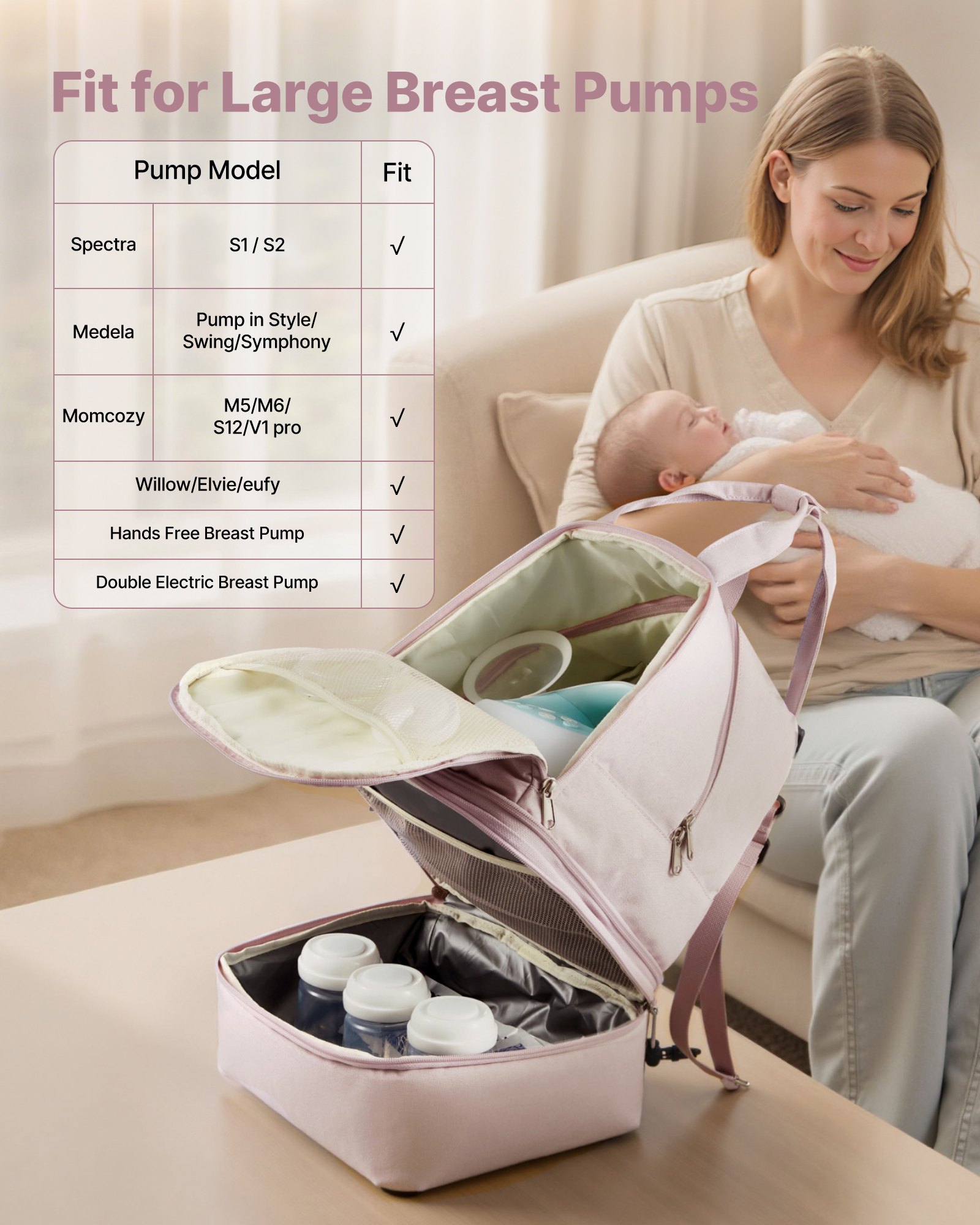 MHMKIGH0breastpumpbagf3 VEVORshoplv for Work