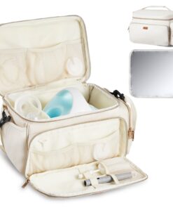 VEVOR Portable Breast Pump Bag with Waterproof Mat