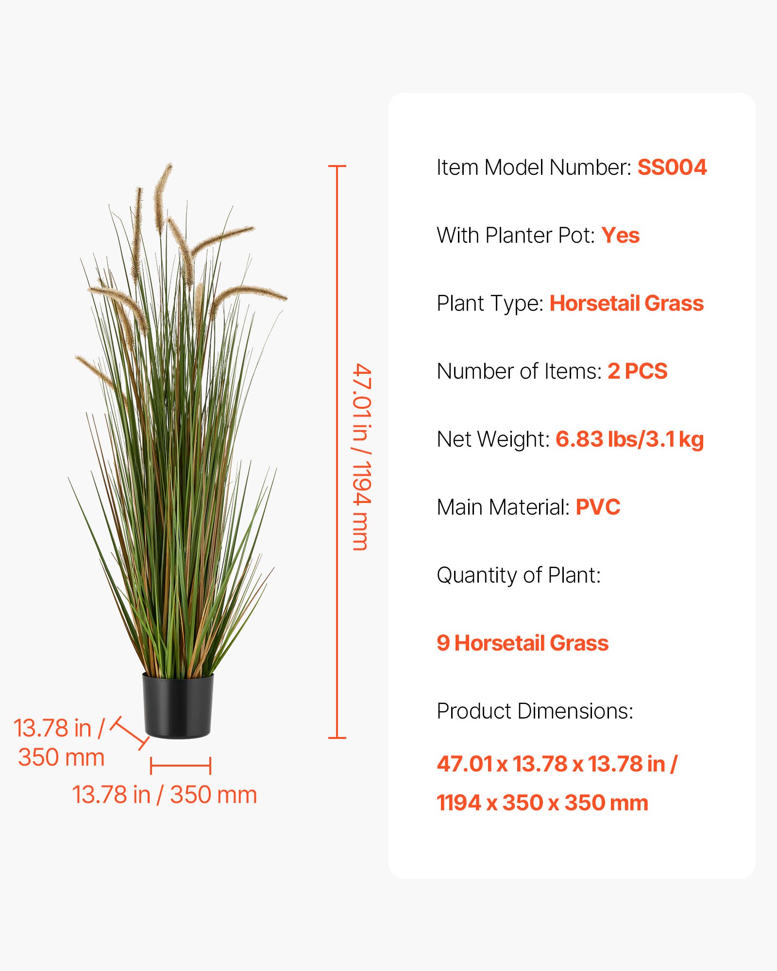 MHNZWKNXartificialgrassplantf6 VEVORshoplv