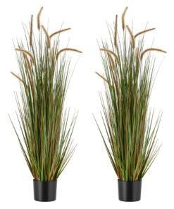 VEVOR 119 cm Artificial Horsetail Grass Plant in Pots