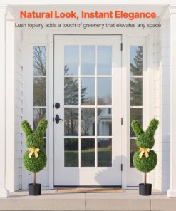 Set of 2 – Realistic Faux Greenery for Indoor & Outdoor Decor