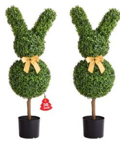 VEVOR 914mm Bunny-Shaped Artificial Boxwood Topiary Balls