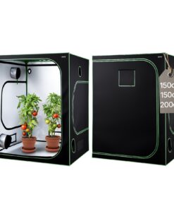 VEVOR 150x150x200cm Indoor Grow Tent Kit with LED Light