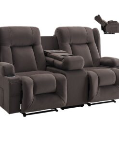 VEVOR Electric Recliner Loveseat Sofa with Massage