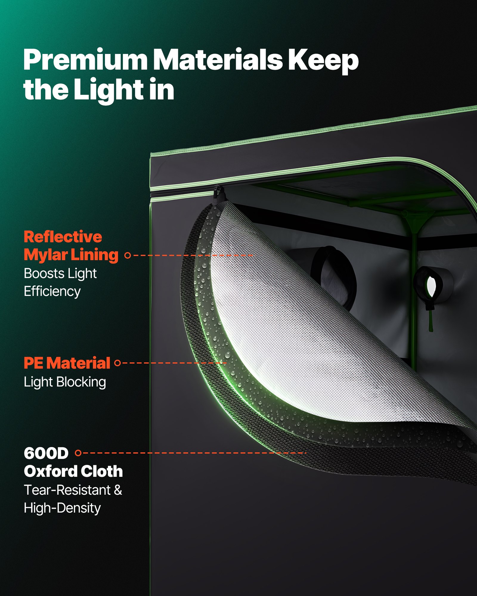 MHRPXIXXindoorgrowtentf2 VEVORshoplv Heavy Duty Plant Tent with Window