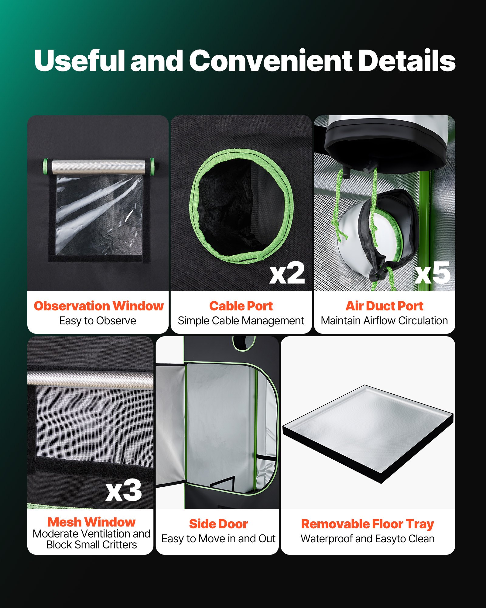 MHRPXIXXindoorgrowtentf5 VEVORshoplv