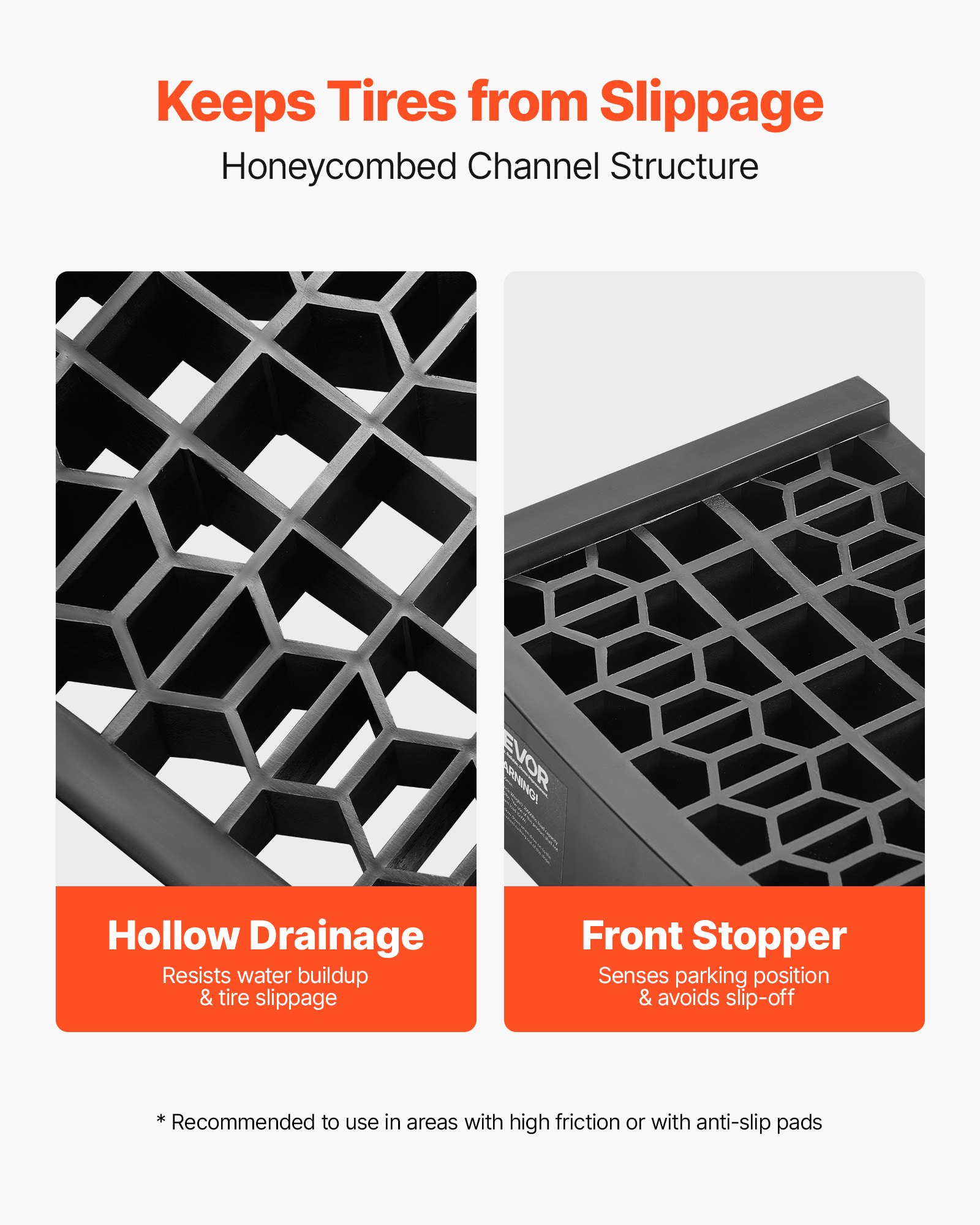 MHRPXNTRcarrampsf3 VEVORshoplv Low Profile Heavy Duty Ramps for Garage Maintenance Oil Changes