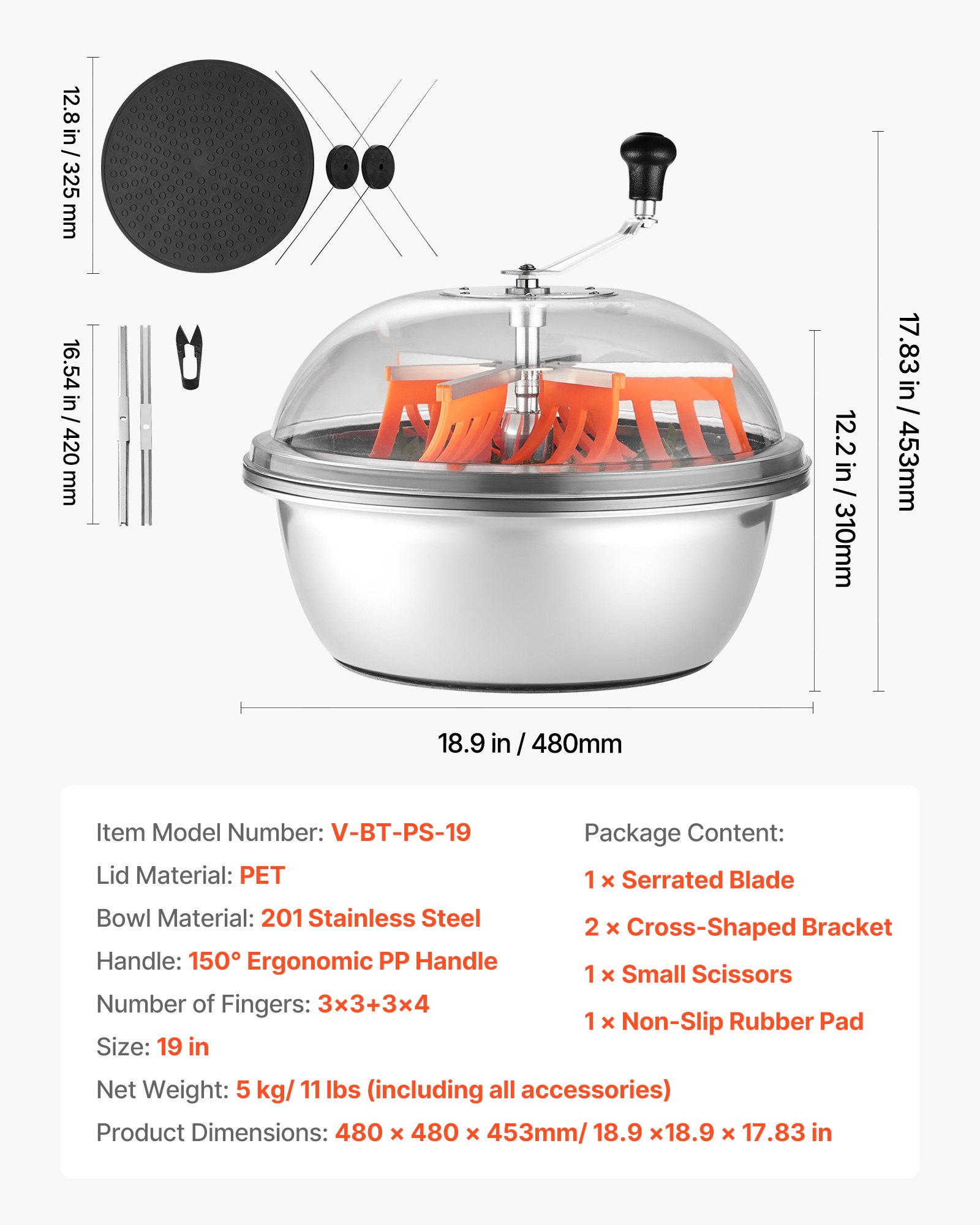 MHRPXT5Vbudleaftrimmerf6 VEVORshoplv