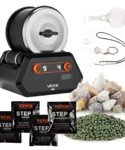 VEVOR Rock Tumbler Kit with 4 Speeds